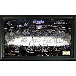 Highland Mint St. Louis Blues Rink Team Autographed Framed Photo