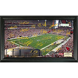 Highland Mint Arizona Cardinals Team Autographed Gridiron Photo