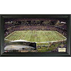 Highland Mint New Orleans Saints Signature Gridiron Collection Framed Photo