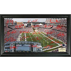 Highland Mint New England Patriots Signature Gridiron Collection Framed Photo