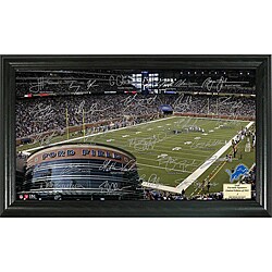 Highland Mint Detroit Lions Signature Gridiron Collection Framed Photo