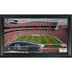 Highland Mint Denver Broncos Signature Gridiron Collection Framed Photo