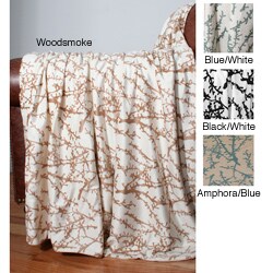 Thro 'Shadow Branch' Microplush Throw