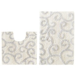 Celebration 'New Scroll' 2-piece Bath Rug Set