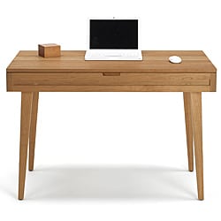Natural Cherry Solid Wood Desk