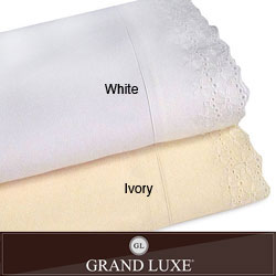 Camden Lace Micro-denier 4-piece Queen-size Sheet Set