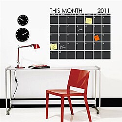 Instant Chalkboard Calendar Sticker