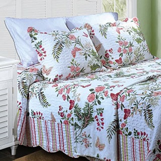 Secret Garden Quilted Bedspread