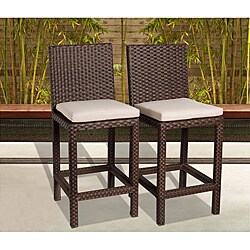 Atlantic 'Olivia' Wicker Barstools (Set of 2)