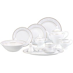 Lorren Home Tuscany 49-Piece Dinnerware Set