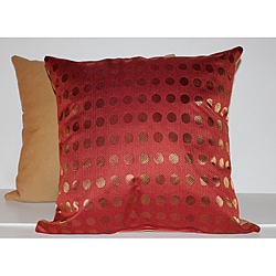 RLF Home Red Spottie Decorative Pillow (Set of 2)