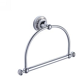Kraus Apollo Bathroom Accessories- Towel Ring Chrome