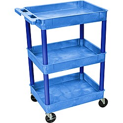 Luxor 3 Tub Shelf Utility Cart
