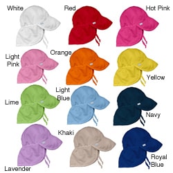 Toddler Solid Flap Sun Protection Hat