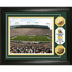 Highland Mint Green Bay Packers Lambeau Field 24-Karat Gold Coin Photo Mint