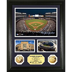 New York Yankees 24k Gold Coin Showcase Photo Mint