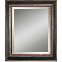 Fabiano Black Wood Framed Mirror
