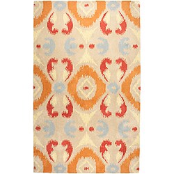 Hand-knotted Volo Beige Area Rug (8' x 10')