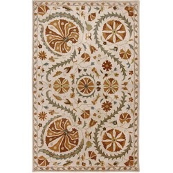 Hand-knotted Volo Beige Rug (9' x 12')