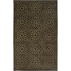 Rizzy Home Hand-knotted Volo Brown Rug (9' x 12')