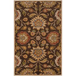 Hand-tufted Wool Chocolate Waltzer Rug (7'6 x 9'6)