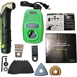 CEL Multi2PRO Cordless Oscillating Tool Kit