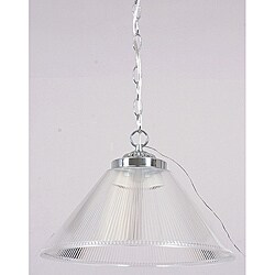 One-light Polished Chrome Pendant