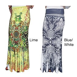 Tabeez Women's 'Sublime' Printed Maxi Skirt