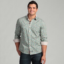 English Laundry Men's Floral Woven Shirt