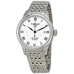 Tissot Men's 'Le Locle' Silvertone Textured Dial Watch
