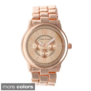 Vernier Women's V205 Round Chrono Look Bracelet Watch