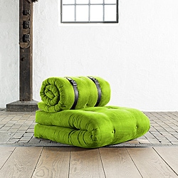 Fresh Futon 'Buckle Up' Lime Futon Chair