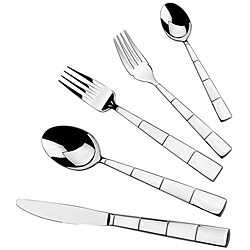 Lorren Home Trends Retro 18/10 20 piece flatware set