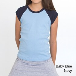 American Apparel Girls' Raglan Top