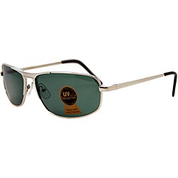 Men's Silver Metal Fashion Sunglasses
