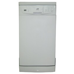 18-inch White Portable Dishwasher
