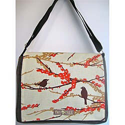 Two Trees Designs Brown Bird Medium Messenger Bag 