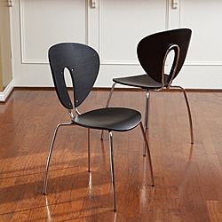 Christopher Knight Home Anderson Brown Modern Chairs (Set of 2)