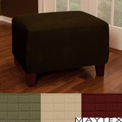 Reeves Stretch 1-piece Ottoman Slipcover