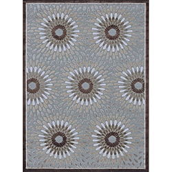 Madison Grey and Brown Rug (7'7 x 10'6)