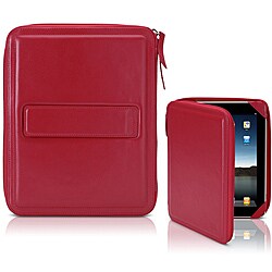 Sena Apple iPad Red Leather Zipbook