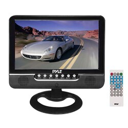 Pyle 7'' Battery Powered TFT/LCD Monitor with MP3/MP4/USB/SD/MMC Card Player