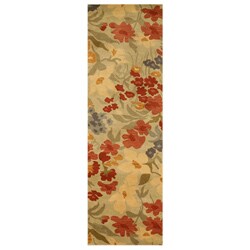 Hand-tufted Wool Ivory Josie Rug (2' x 6')