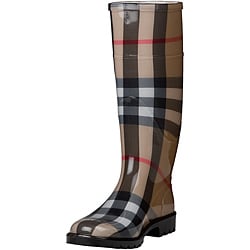 Burberry 3201798 House Check Rubber Rain Boots