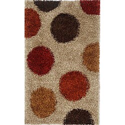 Hand-woven Polyester Shag Rug (8' x 10')