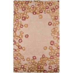 Hand Tufted Wool & Art Silk Rug (5' x 8')