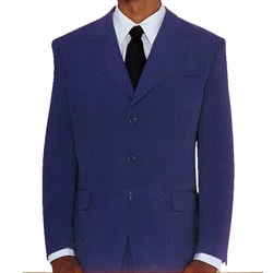 Divine Apparel Men's Two-piece Purple Suit