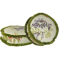 Rose Tree 'Murray Hill' Tambourine Pillows (Setof 2)