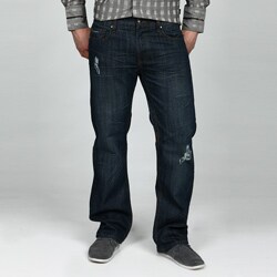 X-Ray Jeans Men's Dark Blue Straight Leg Jeans