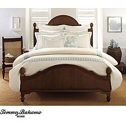 Tommy Bahama 'Cane' Embroidered Queen-size Duvet Cover